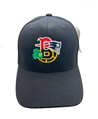 #ad Boston 4 Team Logo BASEBALL CAP hat New England Patriots Red Sox Bruins Celtics $13.50