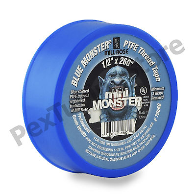 #ad Blue Monster PTFE Thread Seal Tape 1 2quot; x 260quot; $1.60