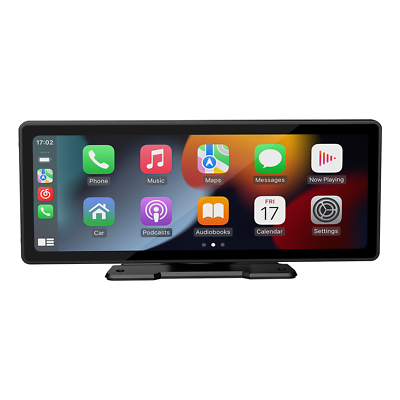 #ad 9.3in Car Portable Wireless For Apple CarPlay Android Auto FM Touch Screen Radio $98.00