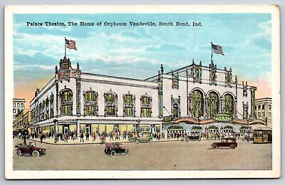#ad South Bend Artist Conception Palace Theater Home of Orpheum Vaudeville Postcard $10.00