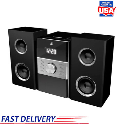 #ad Compact Stereos Speakers Home Music System W LCD Display Remote Living Room New $69.00