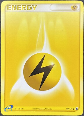 #ad Pokémon Lightning Energy 109 109 RS EX Ruby amp; Sapphire NM $1.46