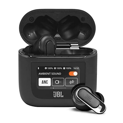 #ad JBL Wireless Earbuds Tour Pro 2 BK Noise Canceling smart touch display $223.01