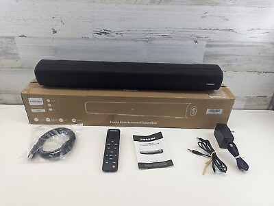 #ad Sound Bar for TV Full Range Drivers Bass Treble Adjustable Bluetooth USB AUX 5EQ $49.99