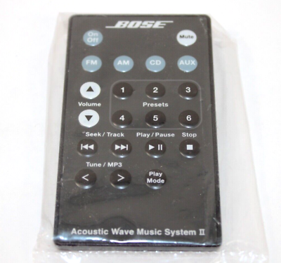 #ad Bose Wave Music System II Remote Control ONLY Brand New Sealed $34.95