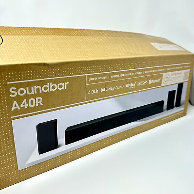 #ad Samsung Soundbar HW A40R 4 channel with Surround Sound Expansion $142.99