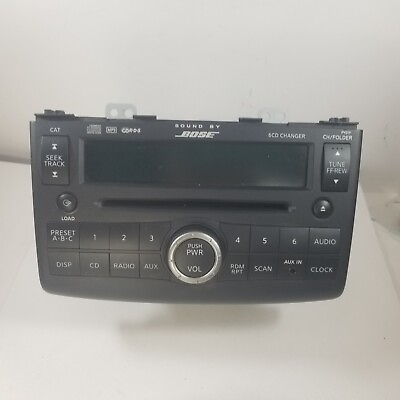 #ad 2010 Nissan ROGUE Bose RADIO AUX IN 6 Disc CD Changer UNTESTED PARTS AS IS $79.99