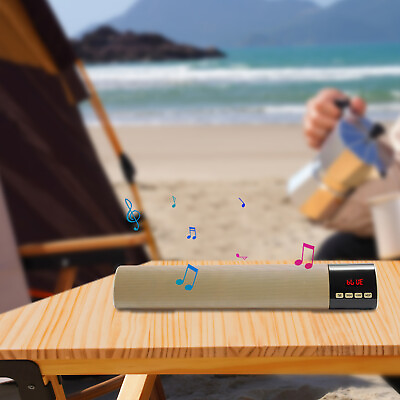 #ad Car Bluetooth Smart Speaker Wireless Stereo Bass USB TF FM Portable Radio New $24.71
