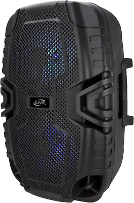 #ad iLive Wireless Tailgate Party Speaker LED Light Effects Carry Handle Black I $53.93