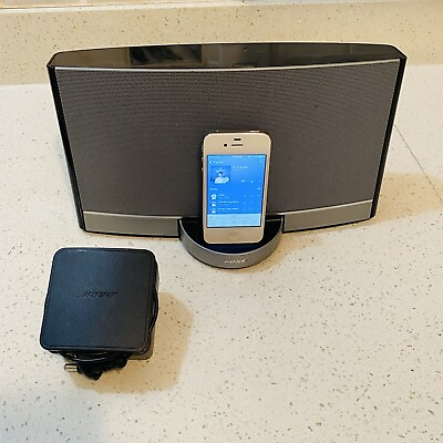 #ad Bose SoundDock N123 Portable Digital Music System iPod Dock w Adapter Tested $79.00