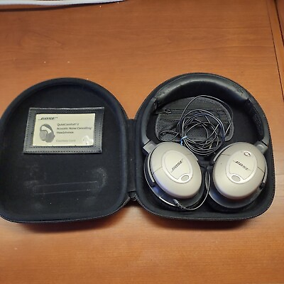 #ad BOSE QC2 Quiet Comfort 2 Noise Cancelling Headphones w Padded Case $34.99