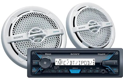 #ad Sony Marine Digital Media Receiver with Bluetooth Capability and Two Speakers $159.99