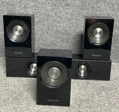 #ad Samsung PS DC1 Center Speaker With Set Of 4 PS DS2 Front Surround Speakers $40.02