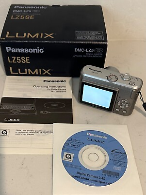#ad Panasonic Lumix DMC LZ5 6MP Digital Camera in Original Box $48.88