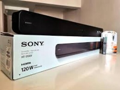 #ad Sony Soundbar HT S100F 100W High Power Front Surround HDMI Bluetooth Compatible $238.00