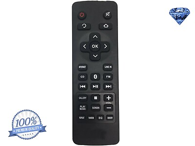#ad NEW RTS7010B Replace Remote for RCA Sound Bar System with Bluetooth FM CD $10.29