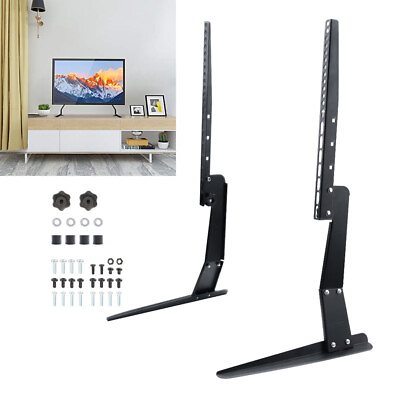 #ad Universal Table Top TV Stand Leg Mount Holder Bracket for 22 65 Inch LED LCD New $32.95