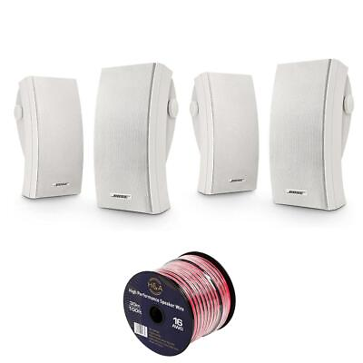 #ad Bose 2 Pack 251 Outdoor Environmental Speakers Pair White #24644 2P $796.00