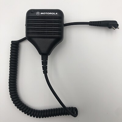 #ad USED Motorola Speaker Microphone 2 Pin HMN9030A w Belt Clip UNTESTED READ $15.99