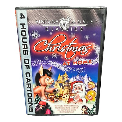 #ad Christmas At Home 4 Hours of Cartoons Vintage Movie Classics Rudolph etc. $4.99