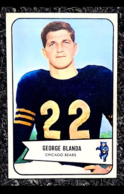 #ad 1954 BOWMAN #23 GEORGE BLANDA NM BEARS ROOKIE CARD NICE SHARP NO CREASES HOF $249.99