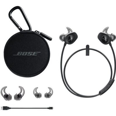 #ad Bose SoundSport Wireless Bluetooth In Ear Headphones Earphones Black Color $46.99