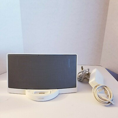 #ad White Bose SoundDock Series 1 30 pin iPod iPhone dock with AC Adpater TESTED $39.99