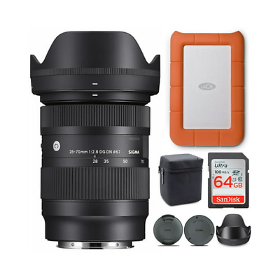 #ad Sigma 28 70mm f 2.8 DG DN Contemporary Lens for Sony with Rugged Mini 1TB Bundle $949.99
