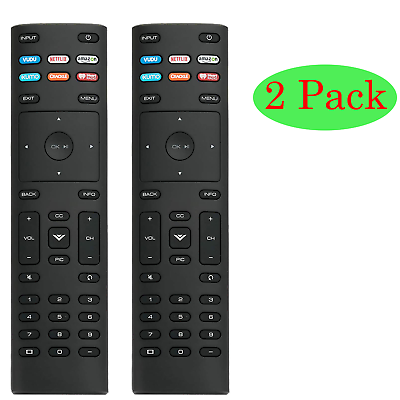 #ad 2 Pack Universal Remote Control for All Vizio Smart TV XRT136 $7.99