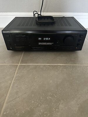 #ad Sony STR DE505 5.1 Dolby Pro Logic Home Theater Stereo Receiver TESTED NO REMOTE $89.99