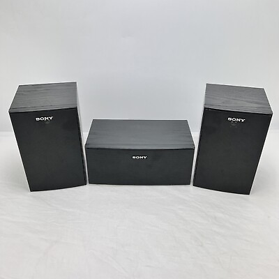 #ad Sony Surround Sound Speakers SS CNP900 Center amp; SS MSP7000 Left amp; Right $46.49