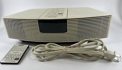 #ad BOSE WAVE RADIO Alarm Model AWR1 1W WORKS GREAT Excellent Sound Plus Remote $90.00