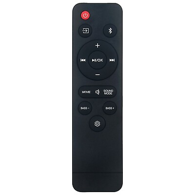 #ad New Replace Sound Bar Remote Control Fit for ONN Soundbar 100043839 100069413 $9.98