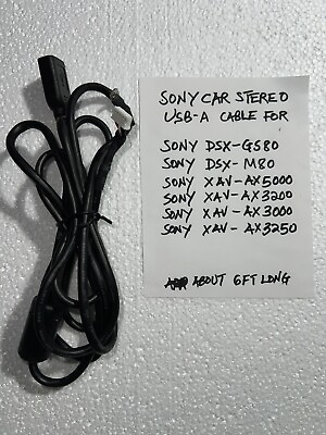 #ad SONY Car Stereo USB Connector USB Cable For ISO Sony MODELS $23.74