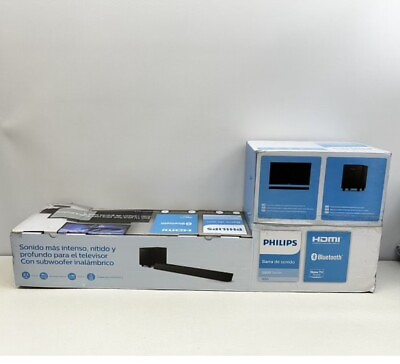 #ad Philips TAB5306 37 B5306 2.1 Soundbar with Wireless Subwoofer **OPEN BOX NEW** $69.99