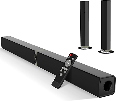#ad TV Soundbar Bluetooth 50W With 4 Drivers Remote Control Home Audio TV Speakers $129.99