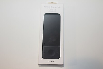 #ad Samsung Wireless Charger Trio Fast Charging EP P6300TBEGUS Black OPEN BOX $27.95