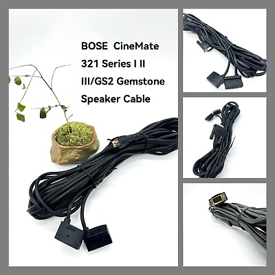 #ad BOSE CineMate 321 Series I II III GS2 Gemstone Speaker Cable $35.99