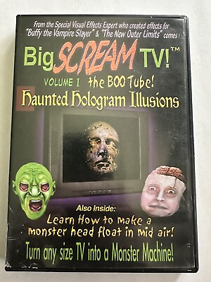 #ad Big Scream TV volume 1: The Boo Tube Haunted Hologram Illusions DVD $6.45