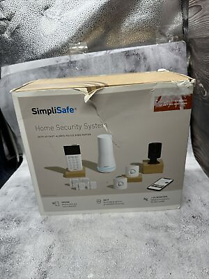 #ad SimpliSafe 15 Piece Wireless Home Security System with HD Camera New Open Box $209.95