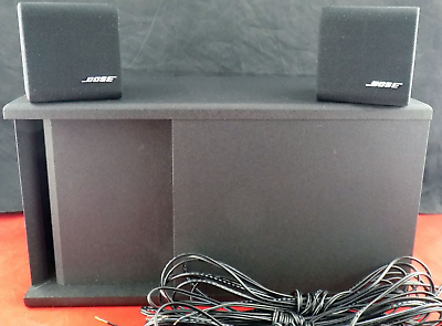 #ad Bose Acoustimass 3 Series III Stereo Speaker System 2 Cubes 2 20ft Cables Sub $73.46