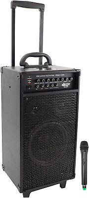 #ad Pyle PWMA1080i Wireless Portable PA Speaker System Rechargeable Battery $180.00