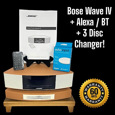 #ad ✅ MINT Bose Wave Music System IV 3 Disc Multi CD Changer ALEXA BT Terracotta $1499.95