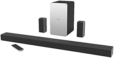 #ad #ad VIZIO SmartCast 5.1 Channel Sound Bar 5 1 4quot; Subwoofer SB3651 E6 Black $141.33