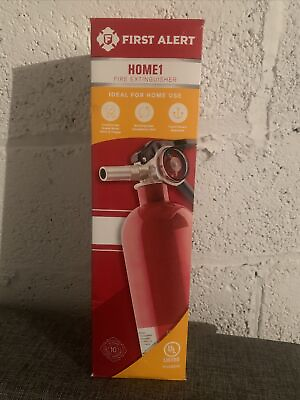 #ad First Alert HOME1 2.5 lb ABC Standard Home Fire Extinguisher Rechargeable Red $32.00