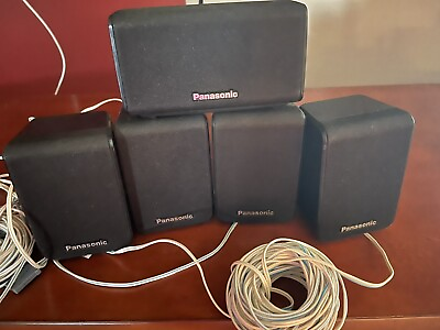 #ad Panasonic SA PT480 DVD 5.1 Home Theater Sound System 6 Speakers Tested W Remote $299.00