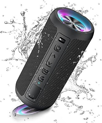 #ad Loudest Bluetooth Speaker System Outdoor Wireless LoudLED Light Waterproof Best $48.90