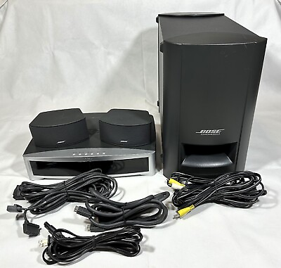 #ad BOSE AV3 2 1 II Media Center w PS3 2 1 II Powered Speaker System Remote Tested $185.00