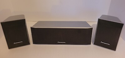 #ad Panasonic Surround Sound Center Speaker System SB PC740 And 2x SB FS741 $15.17
