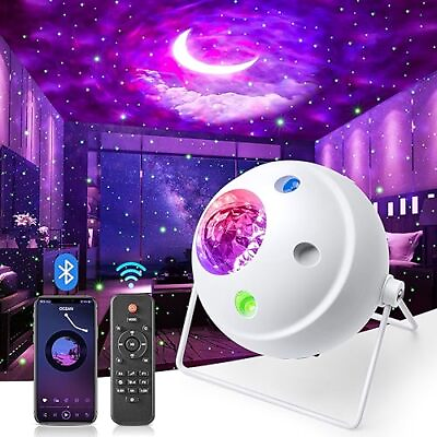 #ad Star Projector Lights for Bedroom Decor Bluetooth Speaker Galaxy Light for Ro... $44.58